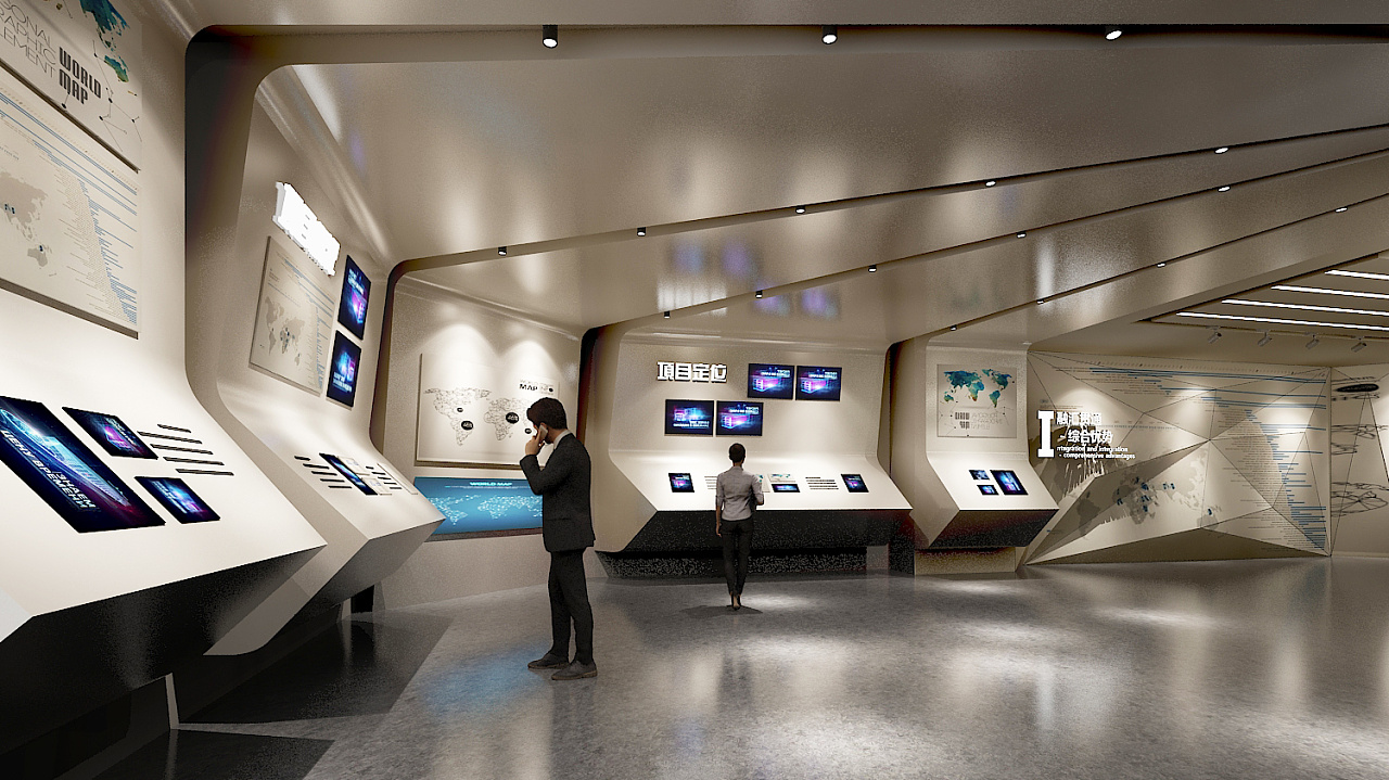 物流展厅——四川启越创彩展览展示服务，打造专业高效的展览解决方案